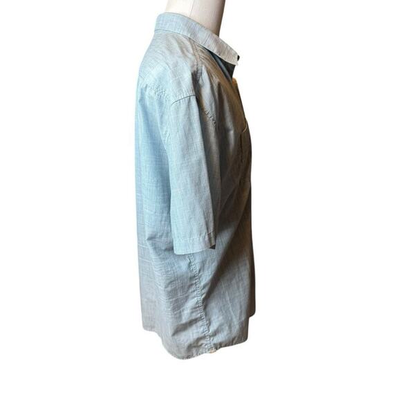 Kuhl Karib 2XL Work Wear Short Sleeve Shirt Style Button Front Blue - Picture 6 of 7